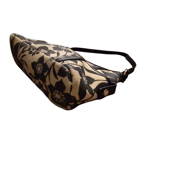 VTG Spartina 449 Duffle Bag & Makeup/Travel Bag Linen Leather Retired RARE - Picture 10 of 16